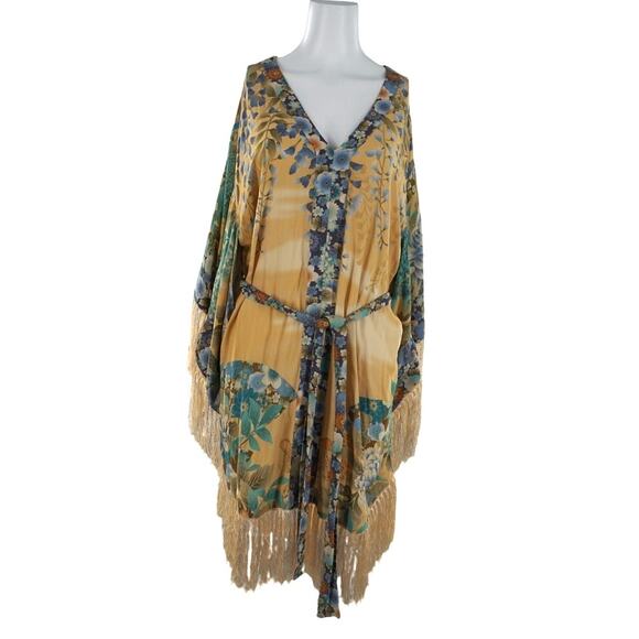 Spell And the Gypsy Floral Dress Fringe Botton - Picture 3 of 7